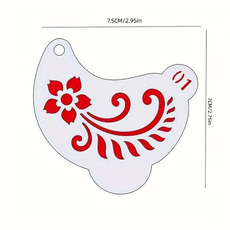 Cleanser Face - 20 Reusable Face Painting Templates, Thickened