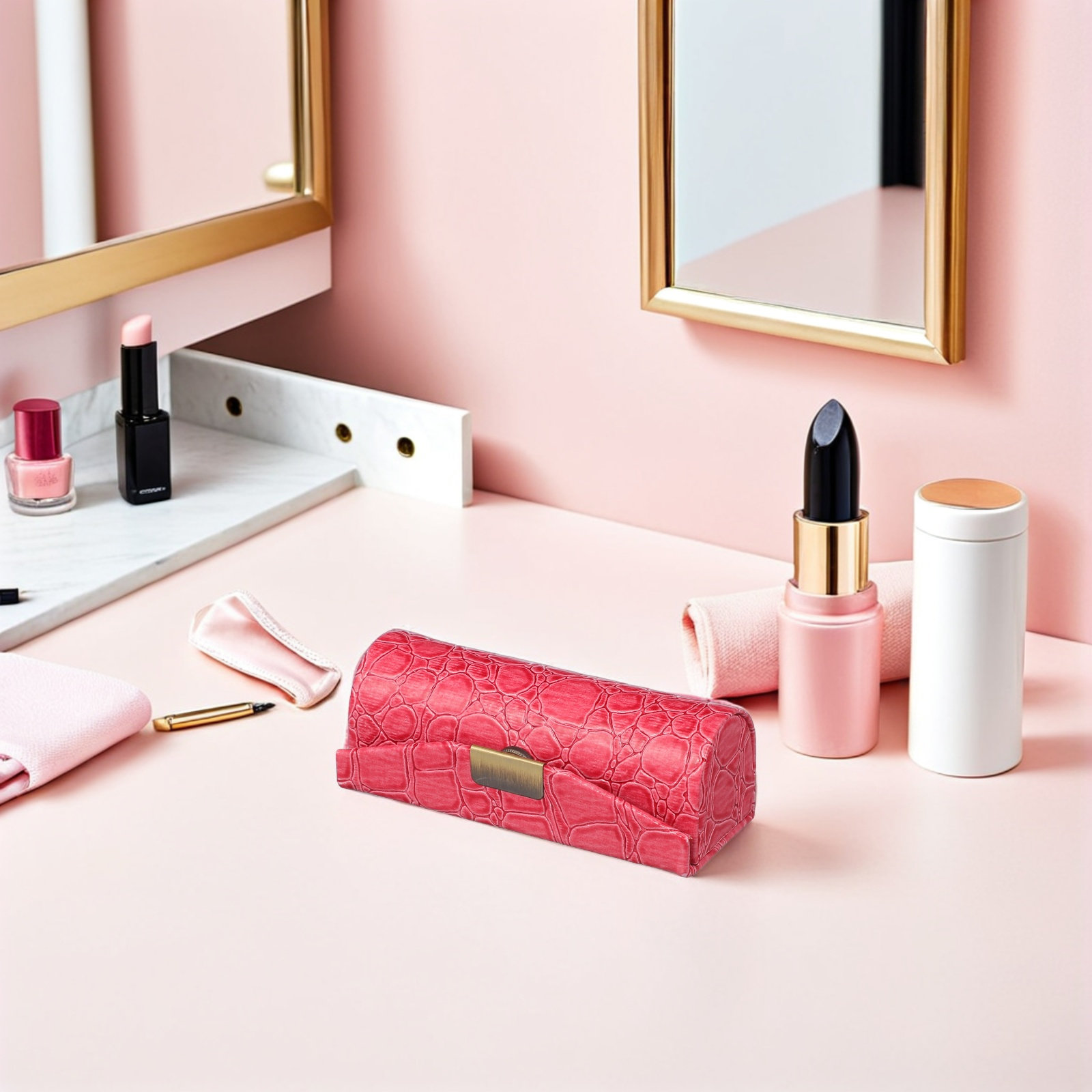 Lipstick Case PU Material Deco - Lip Balm review and price