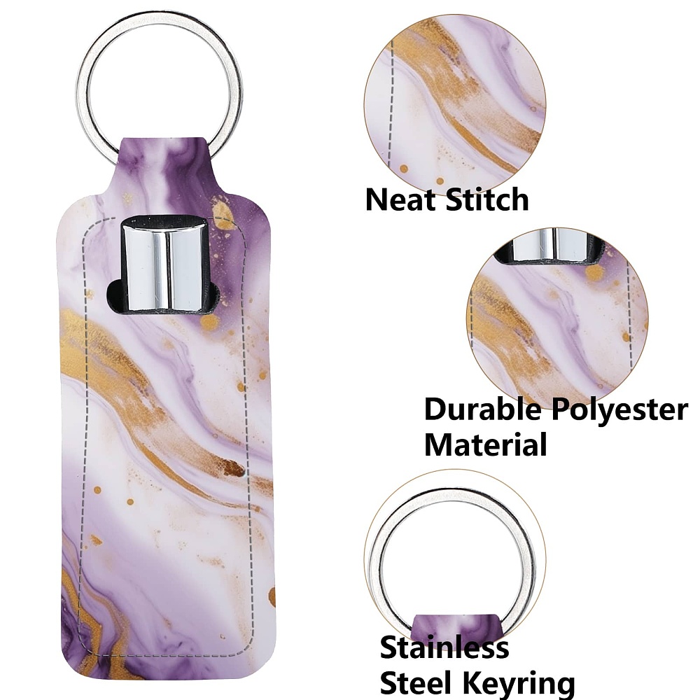 Chapstick Holder Keychain Marb - Lip Balm review and price