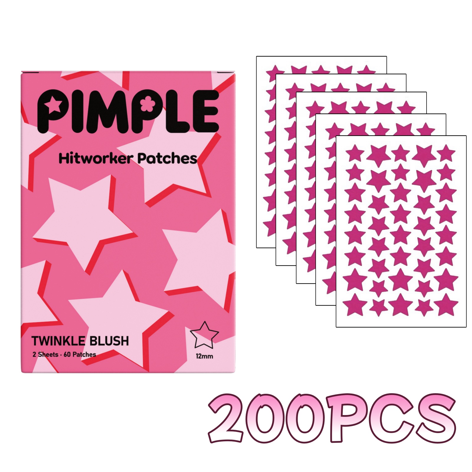 200PCS Rose Red Star-shaped In - Face Oil review and price