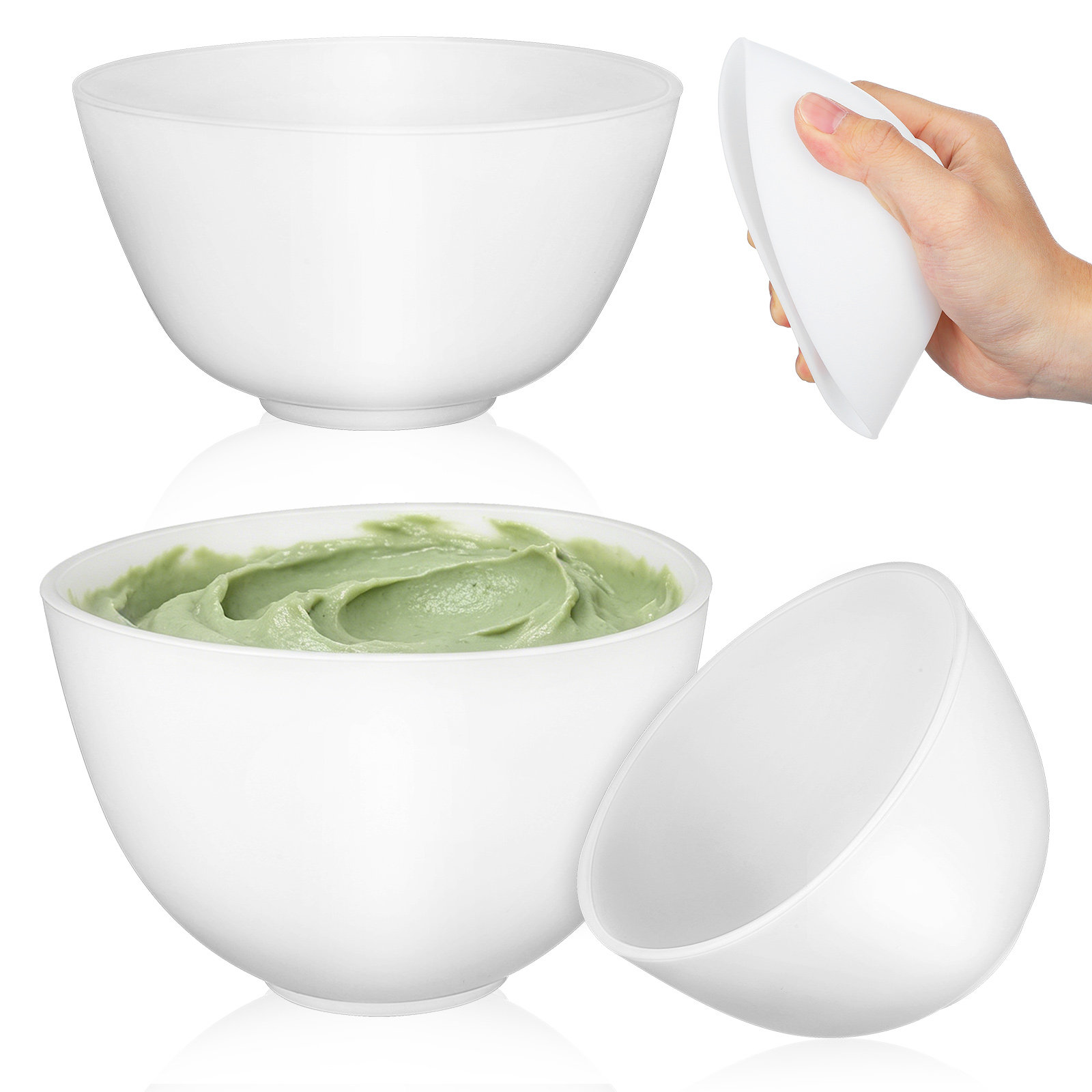 3Pcs Silicone Mask Bowls Small - Body Lotion review and price