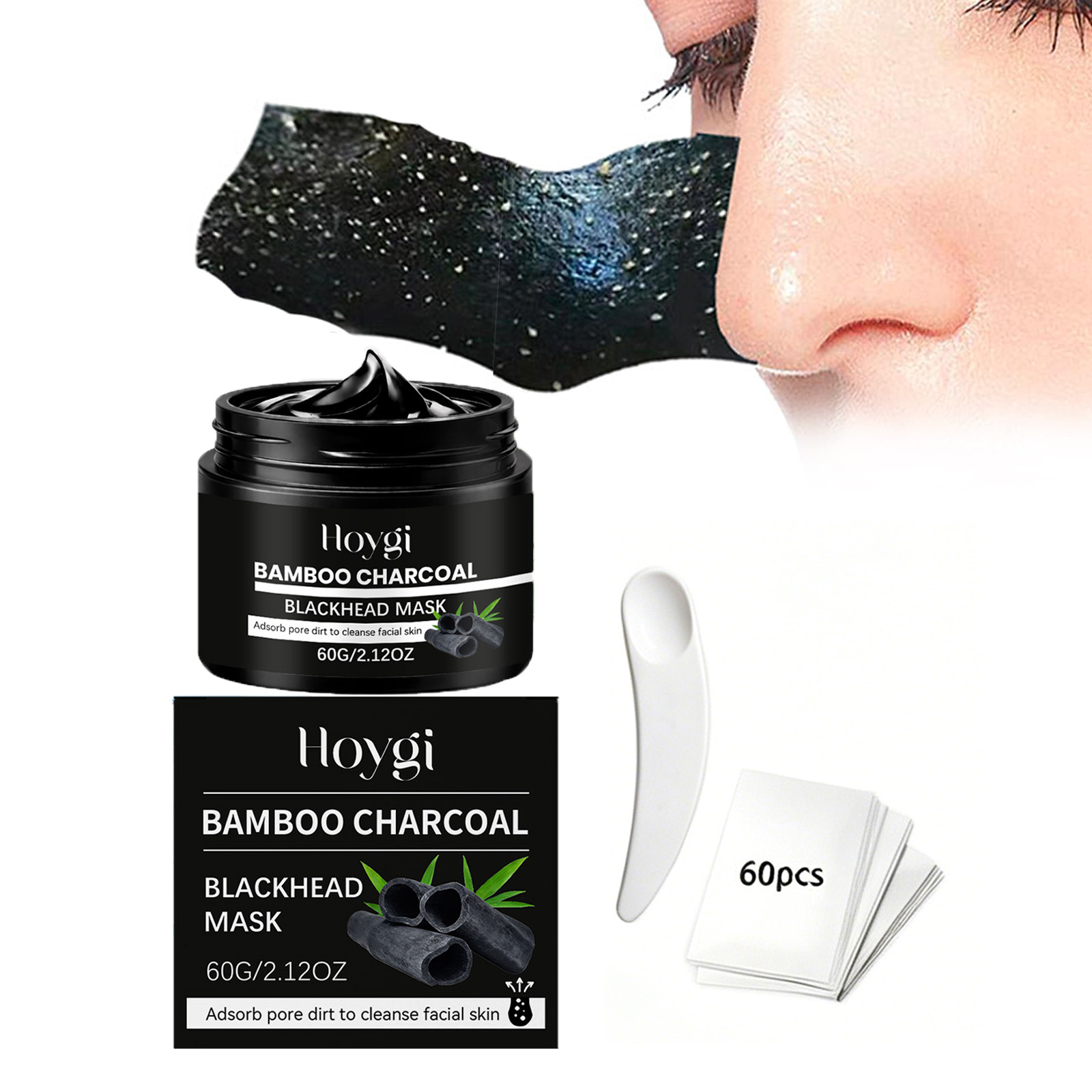 Bamboo Charcoal Blackhead Mask - Face Mask Skincare review and price