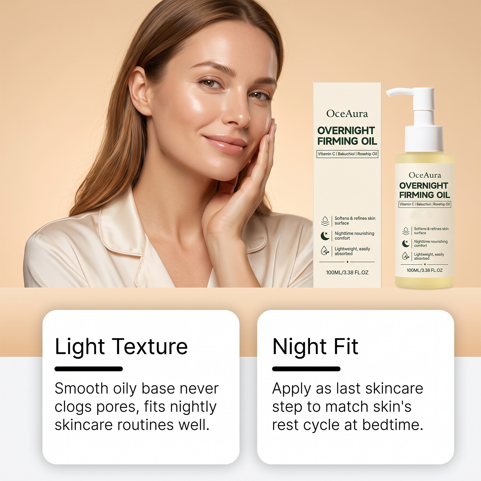 Overnight Nourishing Firming F - Face Oil Rosehip review and price